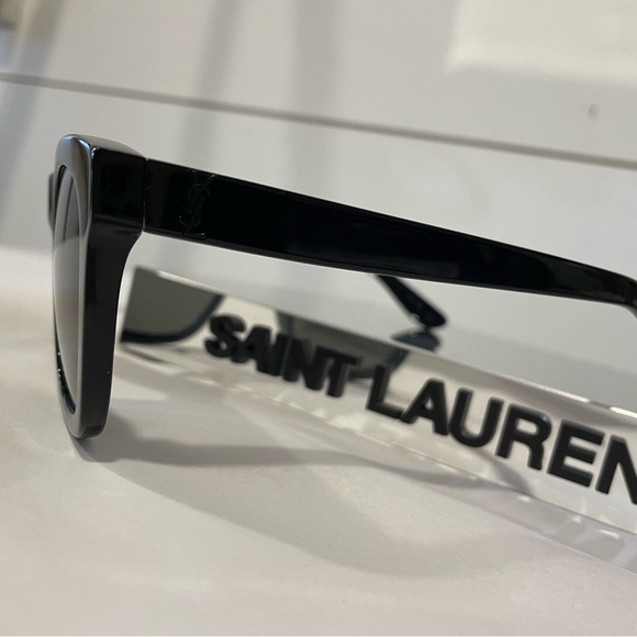 SAINT LAURENT SL M24/K-001 BLACK SUNGLASSES - Picture 4 of 9